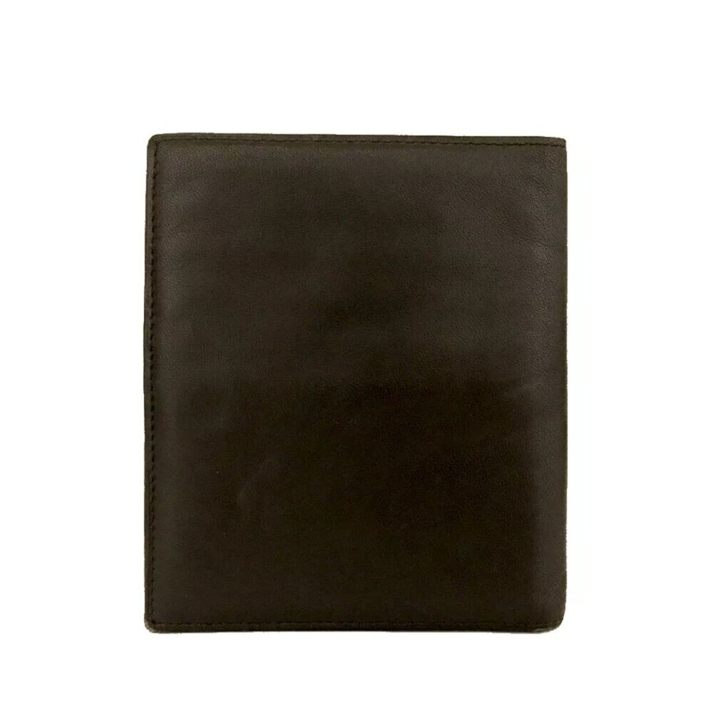 LOEWE Anagram Leather Bifold Wallet Brown